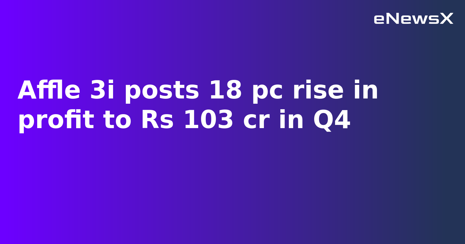 Affle 3i Q4 Profit Rises 17.8% to Rs 103 Crore, FY25 Net Soars 28%