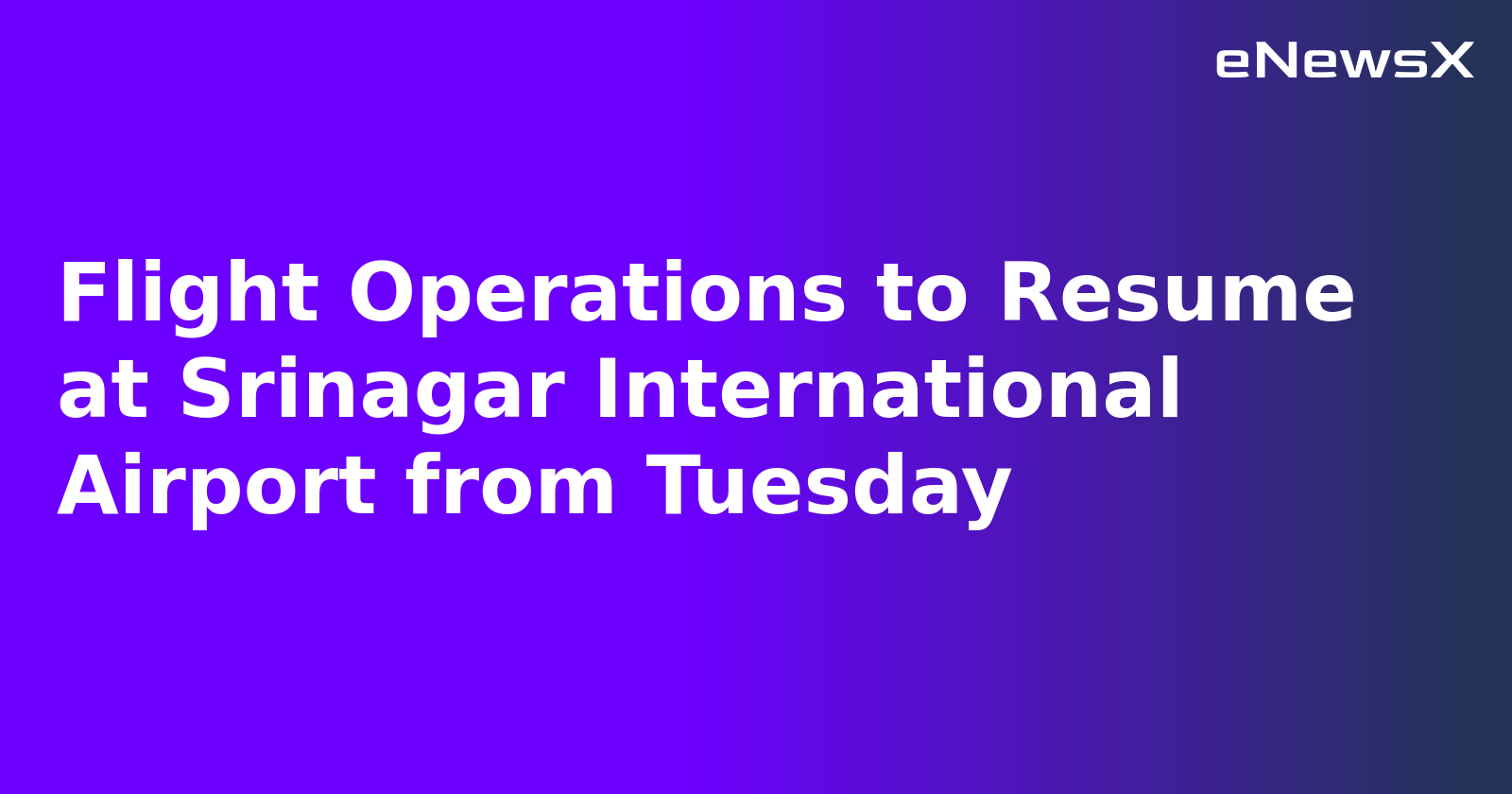 Flight Operations to Resume at Srinagar International Airport from Tuesday.webp