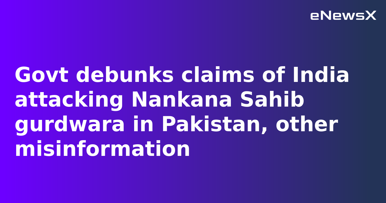 Government Debunks Viral Fake Claims of Drone Attack, Air Base Strike, and Cyber Assault