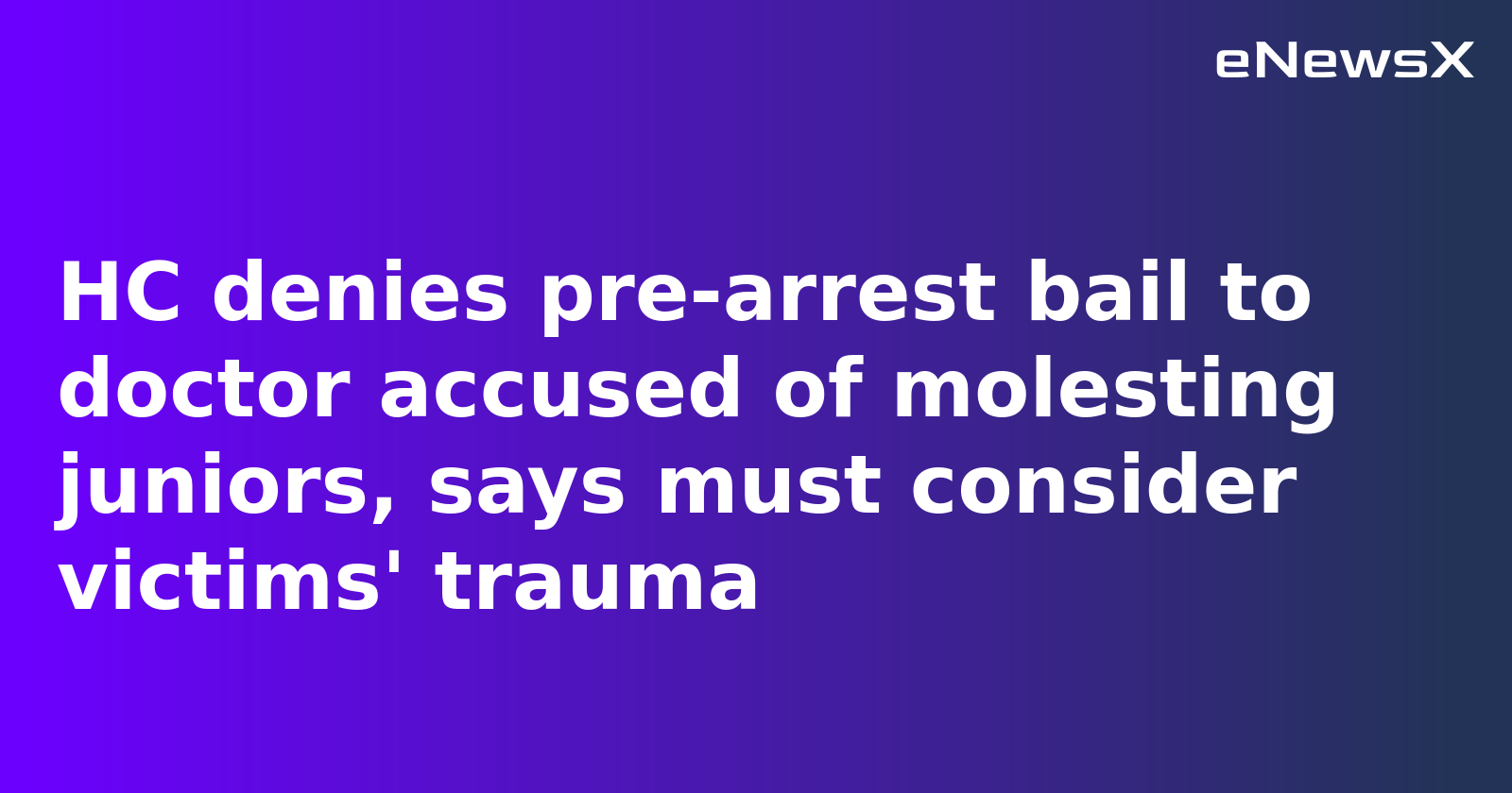 Bombay High Court Denies Anticipatory Bail to KEM Doctor Accused of Molesting Six Junior Colleagues