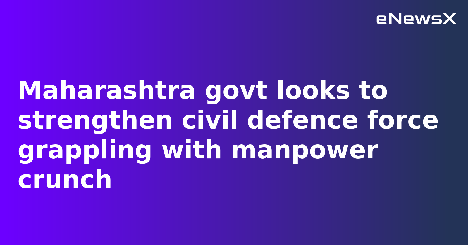 Maharashtra to Boost Civil Defence Amid India-Pakistan Tensions; Engineering Curriculum to Include New Course