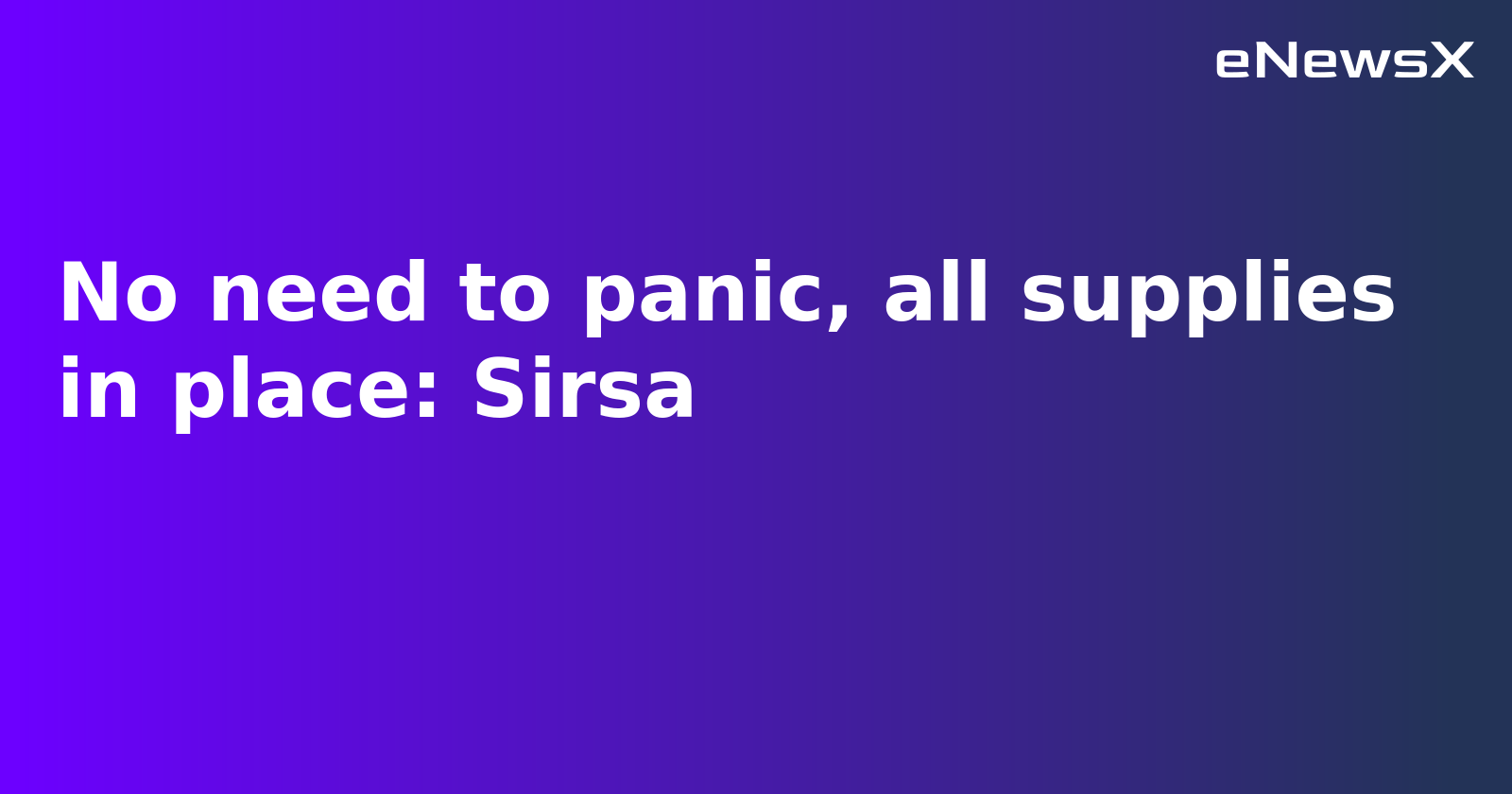 Delhi Minister Assures Steady Supply of Essentials, Urges Public to Avoid Panic Buying Amid India-Pakistan Tensions