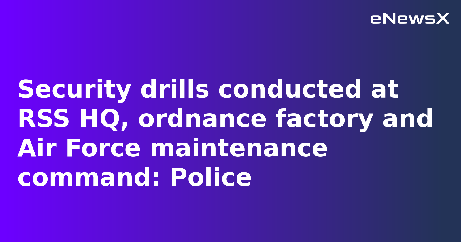 Security Drills Conducted Across Key Installations in Nagpur to Bolster Emergency Preparedness