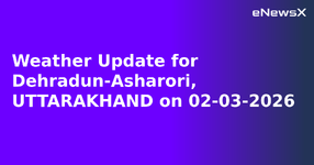 Weather Update for Dehradun-Asharori, UTTARAKHAND on 02-03-2026.webp