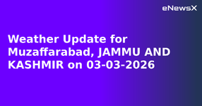 Weather Update for Muzaffarabad, JAMMU AND KASHMIR on 03-03-2026.webp