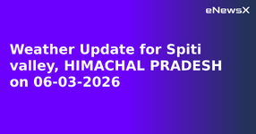 Weather Update for Spiti valley, HIMACHAL PRADESH on 06-03-2026.webp