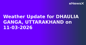 Weather Update for DHAULIA GANGA, UTTARAKHAND on 11-03-2026.webp