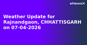 Weather Update for Rajnandgaon, CHHATTISGARH on 07-04-2026.webp