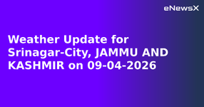 Weather Update for Srinagar-City, JAMMU AND KASHMIR on 09-04-2026.webp