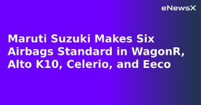 Maruti Suzuki Makes Six Airbags Standard in WagonR, Alto K10, Celerio, and Eeco.webp