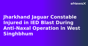 Jharkhand Jaguar Constable Injured in IED Blast During Anti-Naxal Operation in West Singhbhum.webp