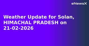Weather Update for Solan, HIMACHAL PRADESH on 21-02-2026.webp