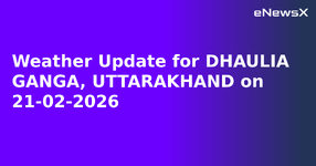 Weather Update for DHAULIA GANGA, UTTARAKHAND on 21-02-2026.webp