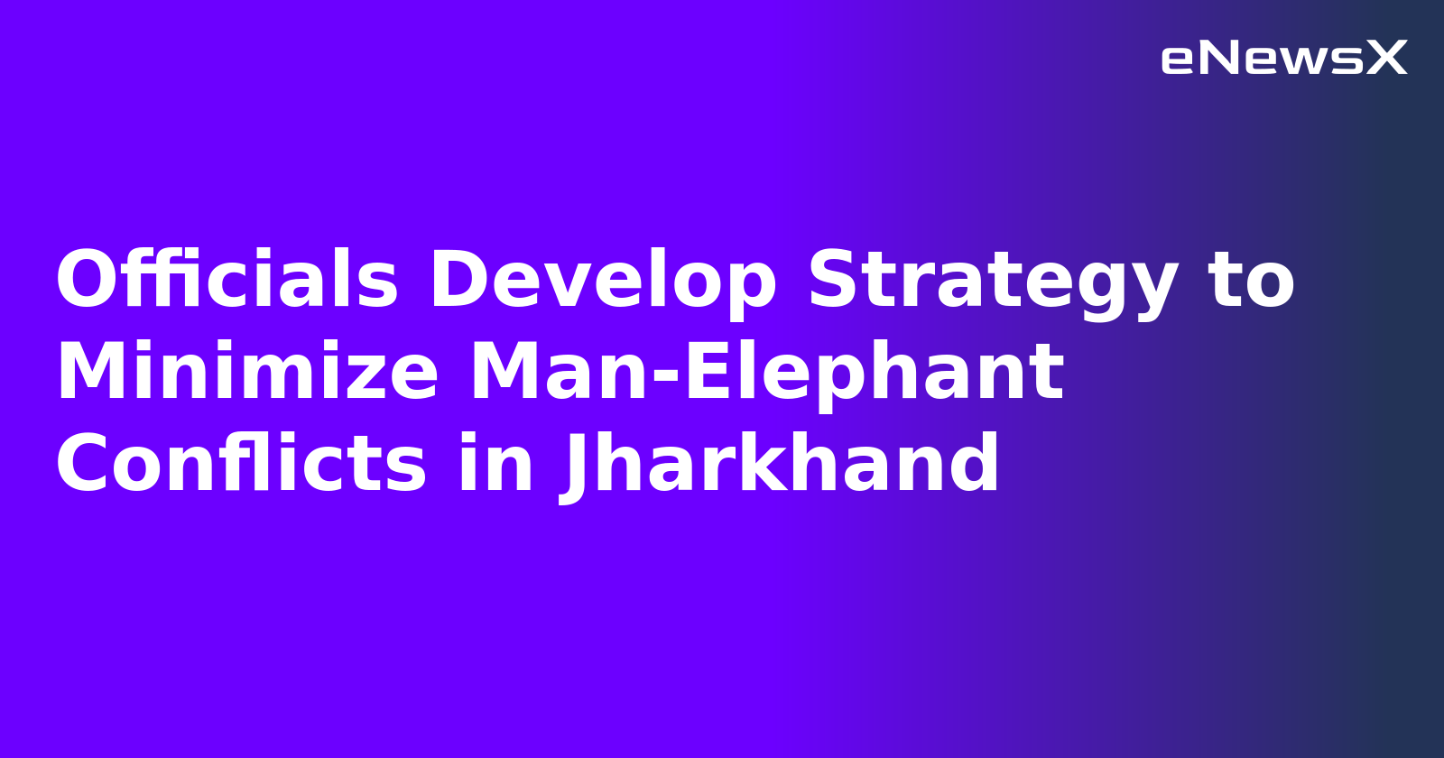 Officials Develop Strategy to Minimize Man-Elephant Conflicts in Jharkhand.webp