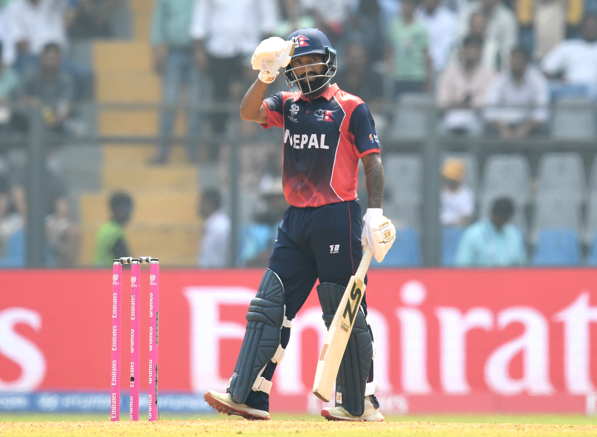 Nepal Fight Back Despite Early Collapse in T20 World Cup