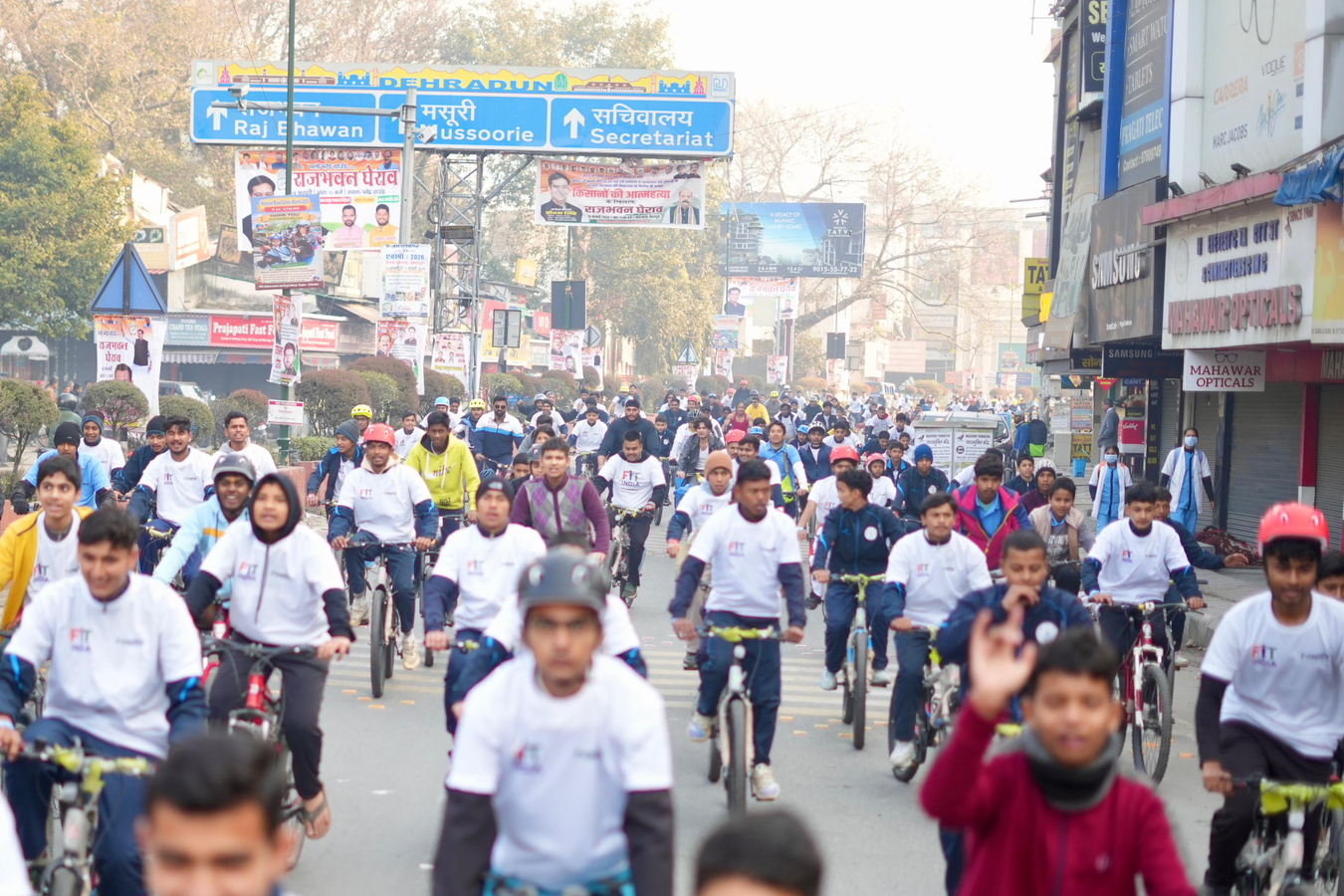 Community Spirit and Cycling: Fit India Sundays on Cycle Shines in Dehradun.webp
