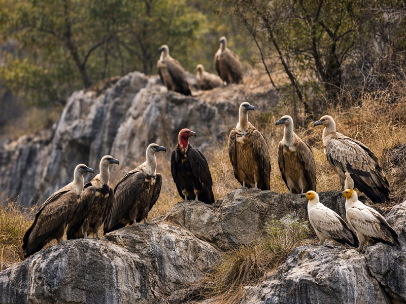 Panna and Shivpuri Record Significant Vulture Numbers in First Phase.webp Panna and Shivpuri Record Significant Vulture Numbers in First Phase.webp