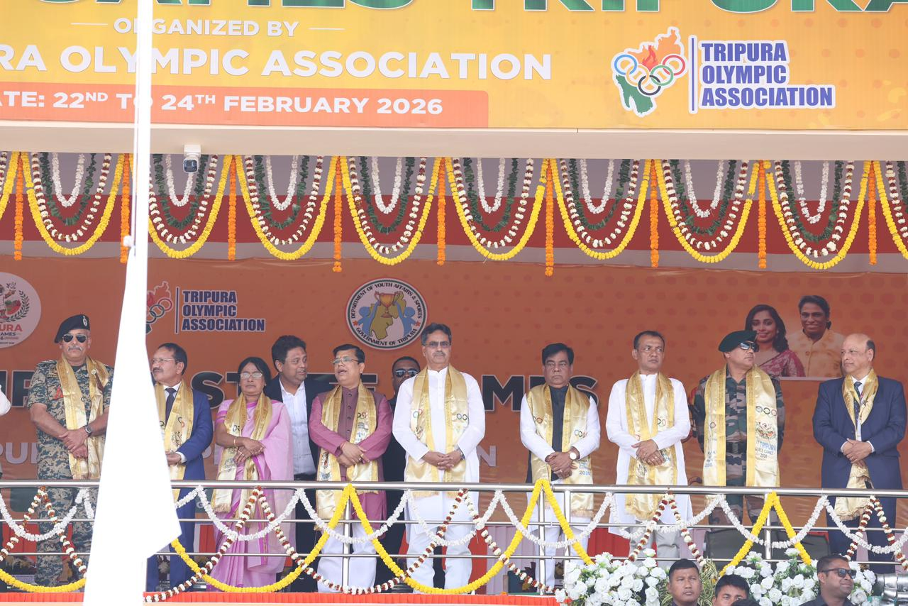 CM Saha Highlights Sports Initiatives for Tripura's Students.webp
