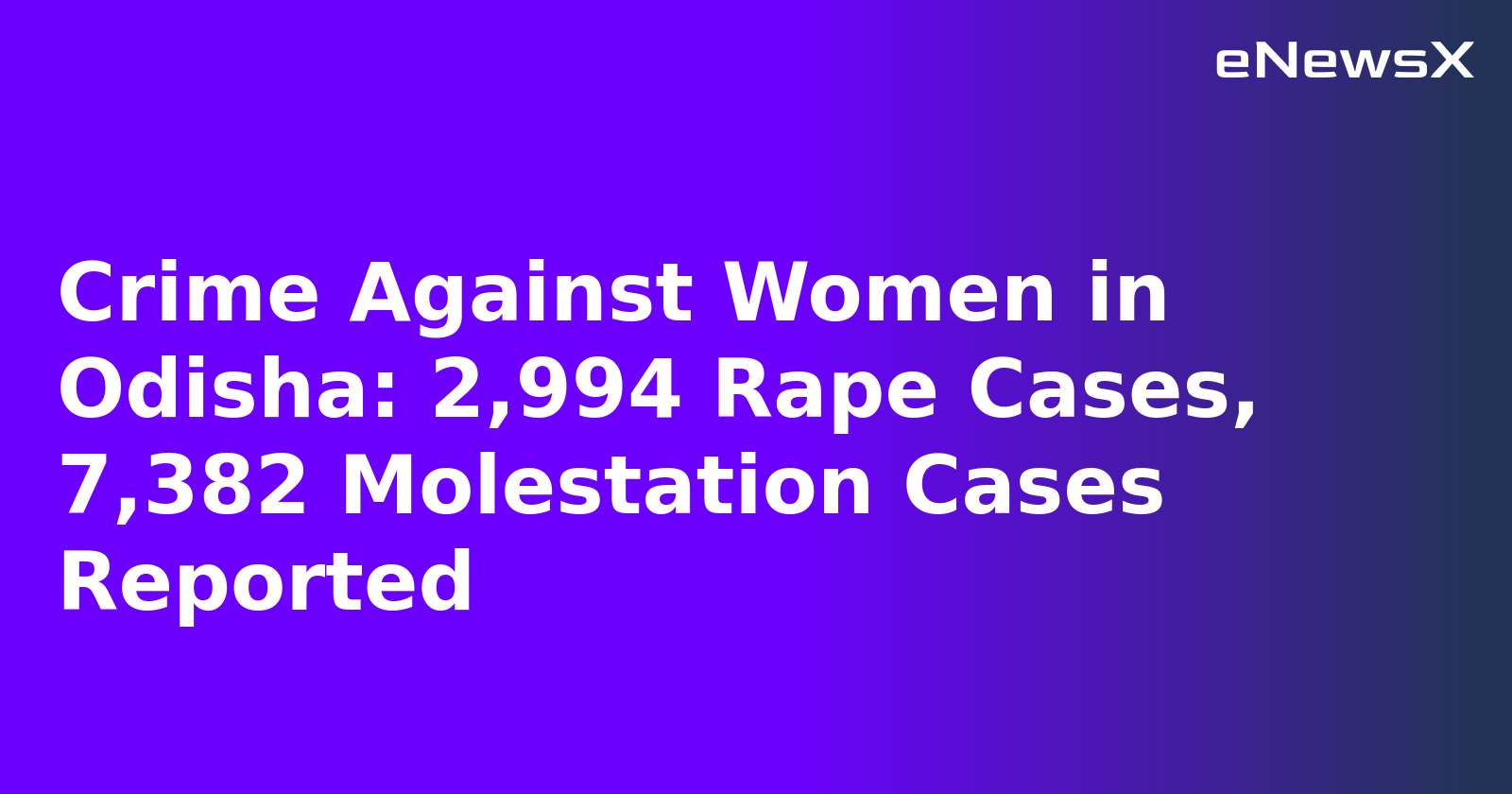 Crime Against Women in Odisha: 2,994 Rape Cases, 7,382 Molestation Cases Reported.webp Crime Against Women in Odisha: 2,994 Rape Cases, 7,382 Molestation Cases Reported.webp