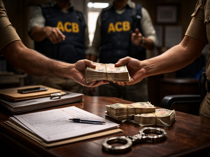 Corruption Investigation: Andhra Police Officers Detained on Bribe Allegations.webp Corruption Investigation: Andhra Police Officers Detained on Bribe Allegations.webp