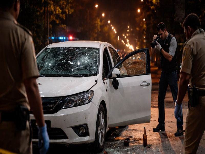 Gurugram Road Rage: Retired Colonel Assaulted, Suspects Arrested.webp