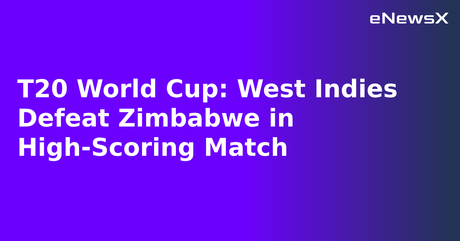 T20 World Cup: West Indies Defeat Zimbabwe in High-Scoring Match.webp