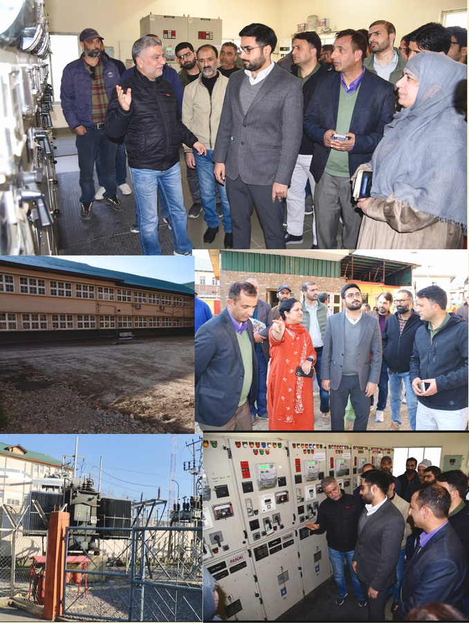 DC Srinagar, Principal GMC Inspect New Power Station.webp DC Srinagar, Principal GMC Inspect New Power Station.webp