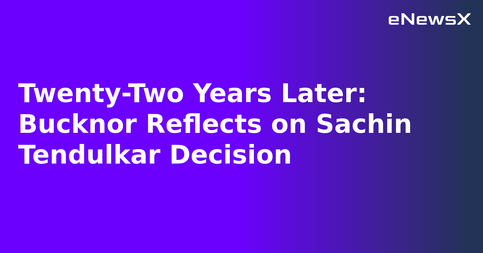Twenty-Two Years Later: Bucknor Reflects on Sachin Tendulkar Decision.webp