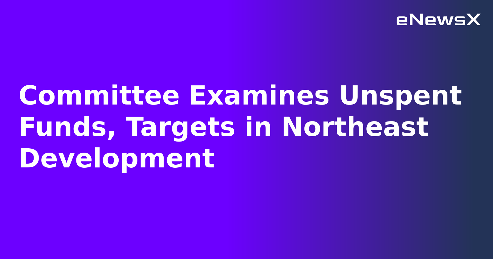 Committee Examines Unspent Funds, Targets in Northeast Development.webp