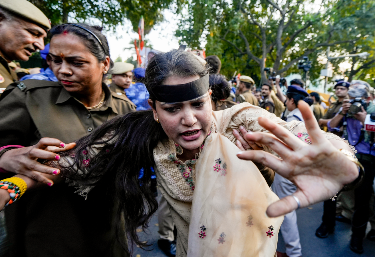 Delhi Police Add Rioting Charges to AI Summit Protest.webp