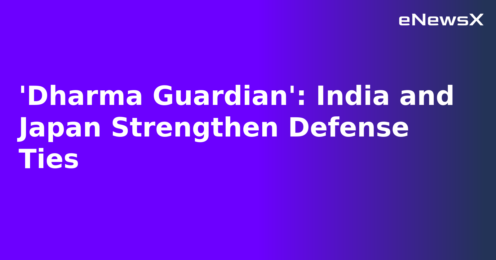 'Dharma Guardian': India and Japan Strengthen Defense Ties.webp