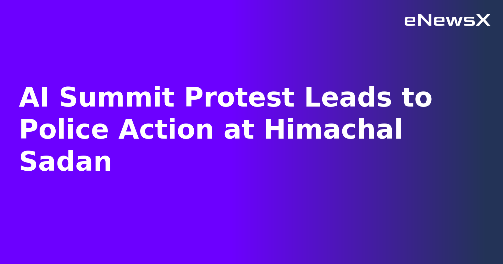 AI Summit Protest Leads to Police Action at Himachal Sadan.webp