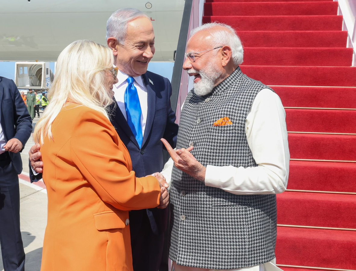 Modi Arrives in Israel for Strategic Partnership Discussions.webp
