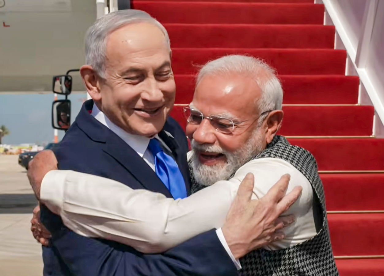 Netanyahu Welcomes Modi to Israel, Signaling New Momentum.webp Netanyahu Welcomes Modi to Israel, Signaling New Momentum.webp