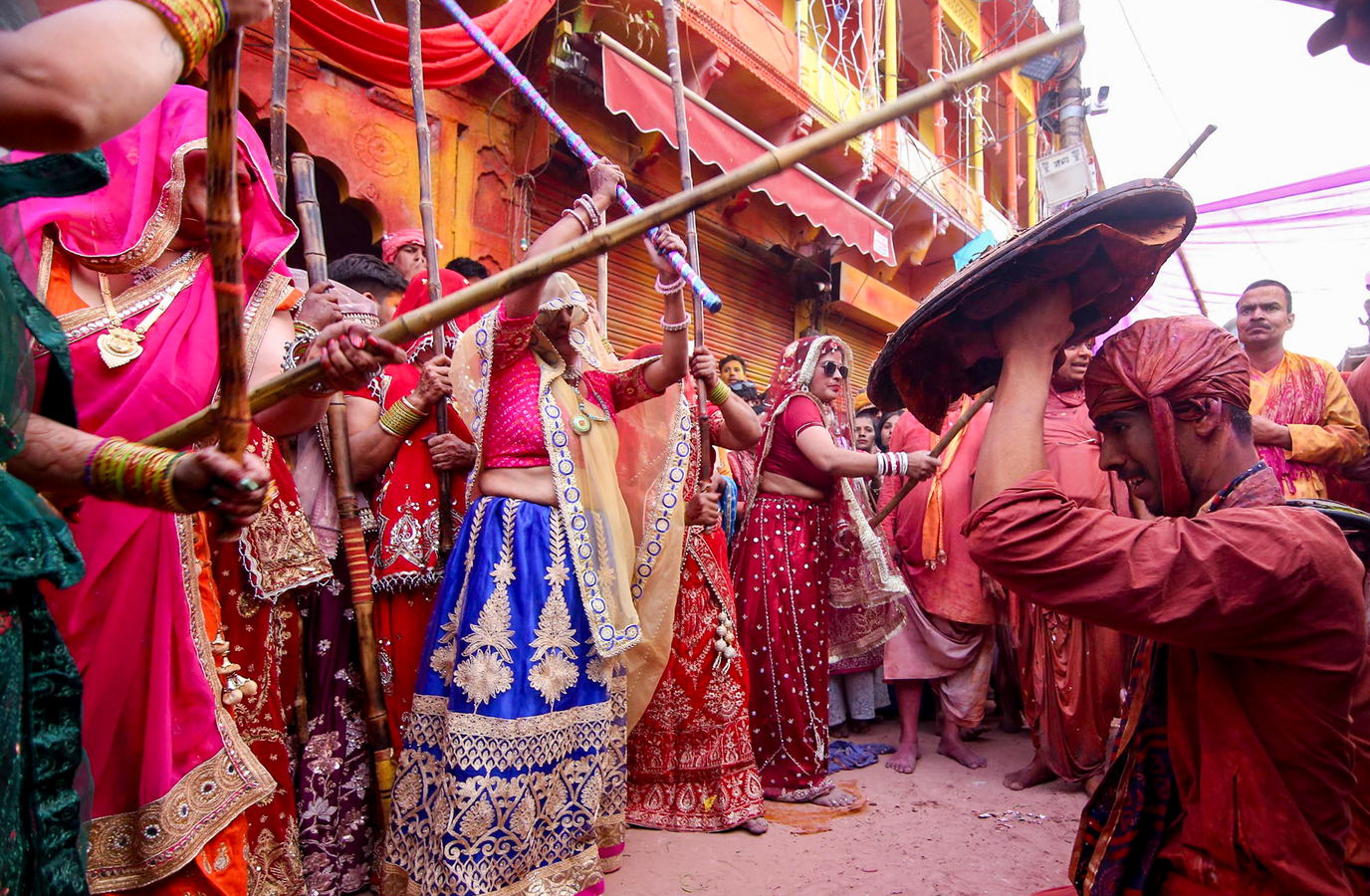 Ancient Rituals and Festive Cheer: Barsana's Lathmar Holi
