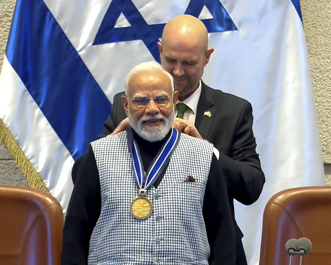 India-Israel Relations Strengthened as Modi Awarded Knesset Medal.webp India-Israel Relations Strengthened as Modi Awarded Knesset Medal.webp