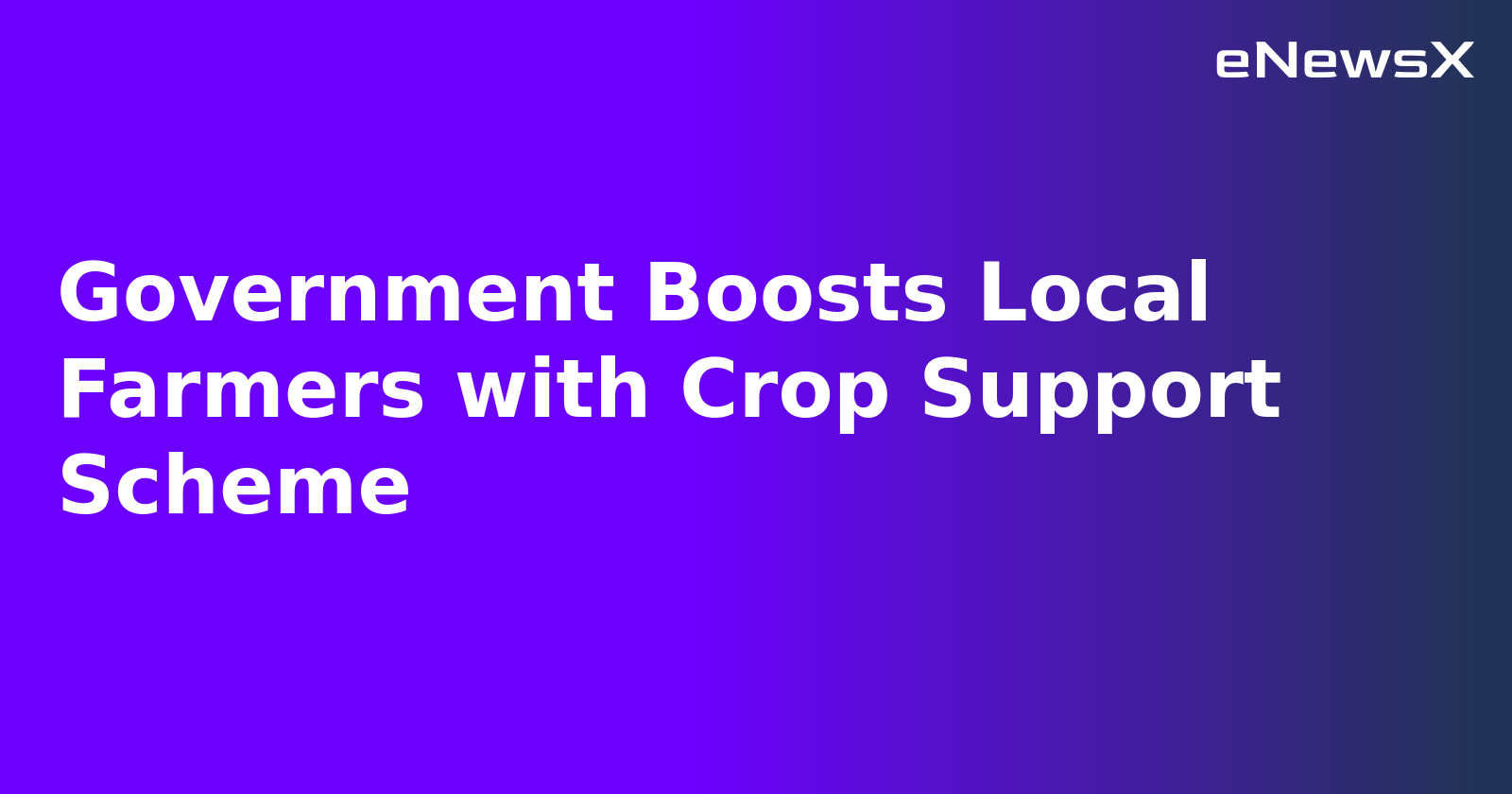 Government Boosts Local Farmers with Crop Support Scheme.webp