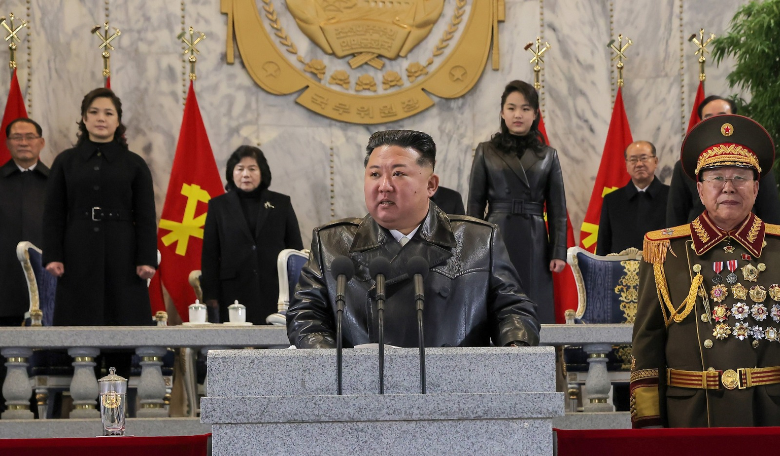 Kim Jong-un Addresses Military Parade, Reiterates Defense Posture.webp