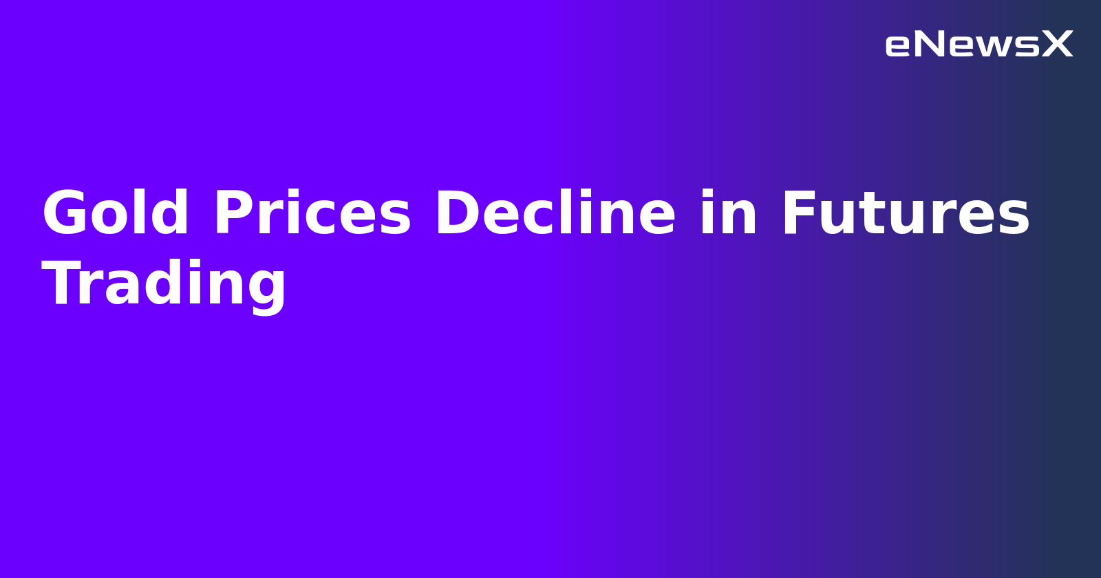 Gold Prices Decline in Futures Trading.webp