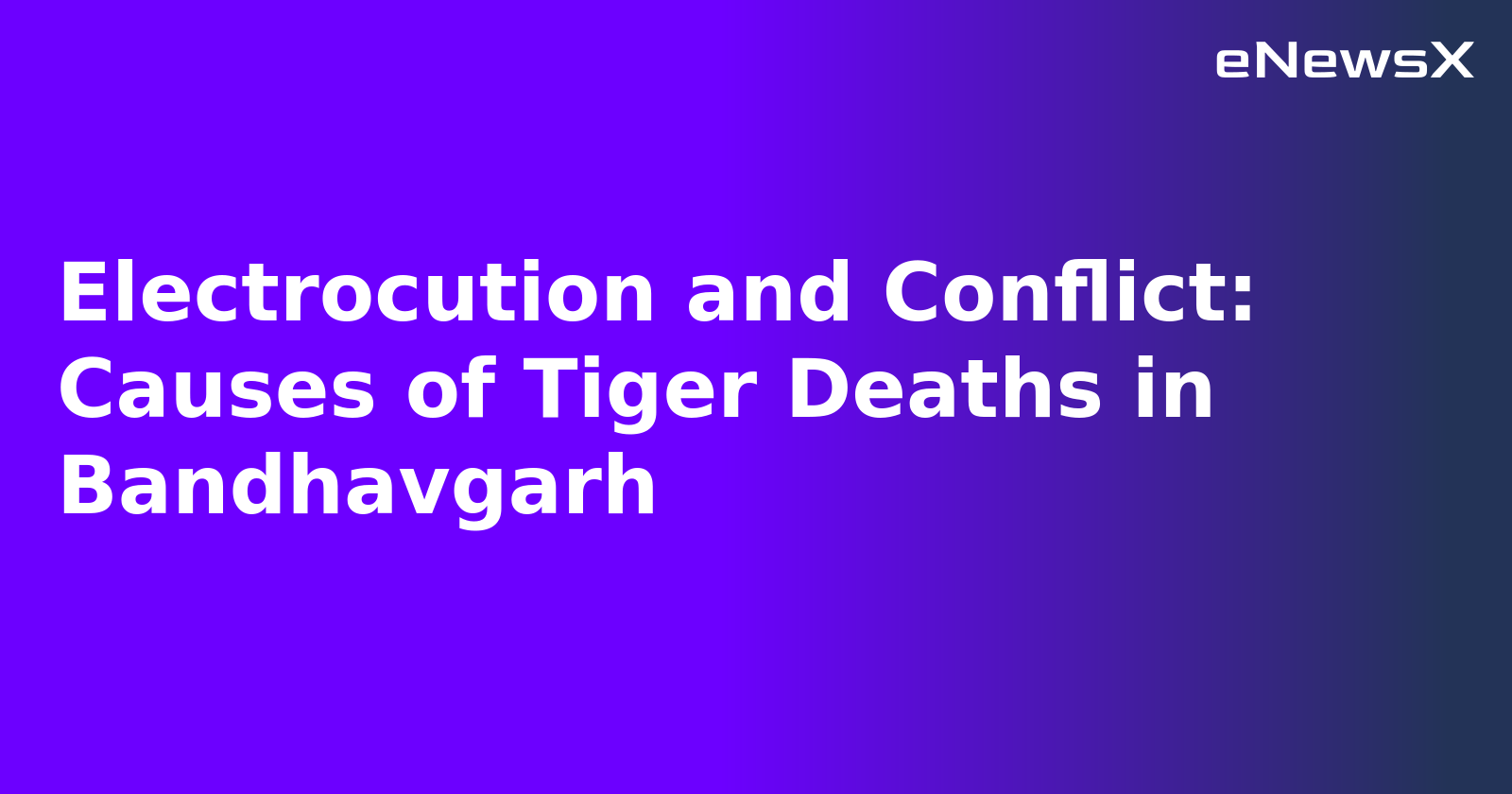 Electrocution and Conflict: Causes of Tiger Deaths in Bandhavgarh.webp