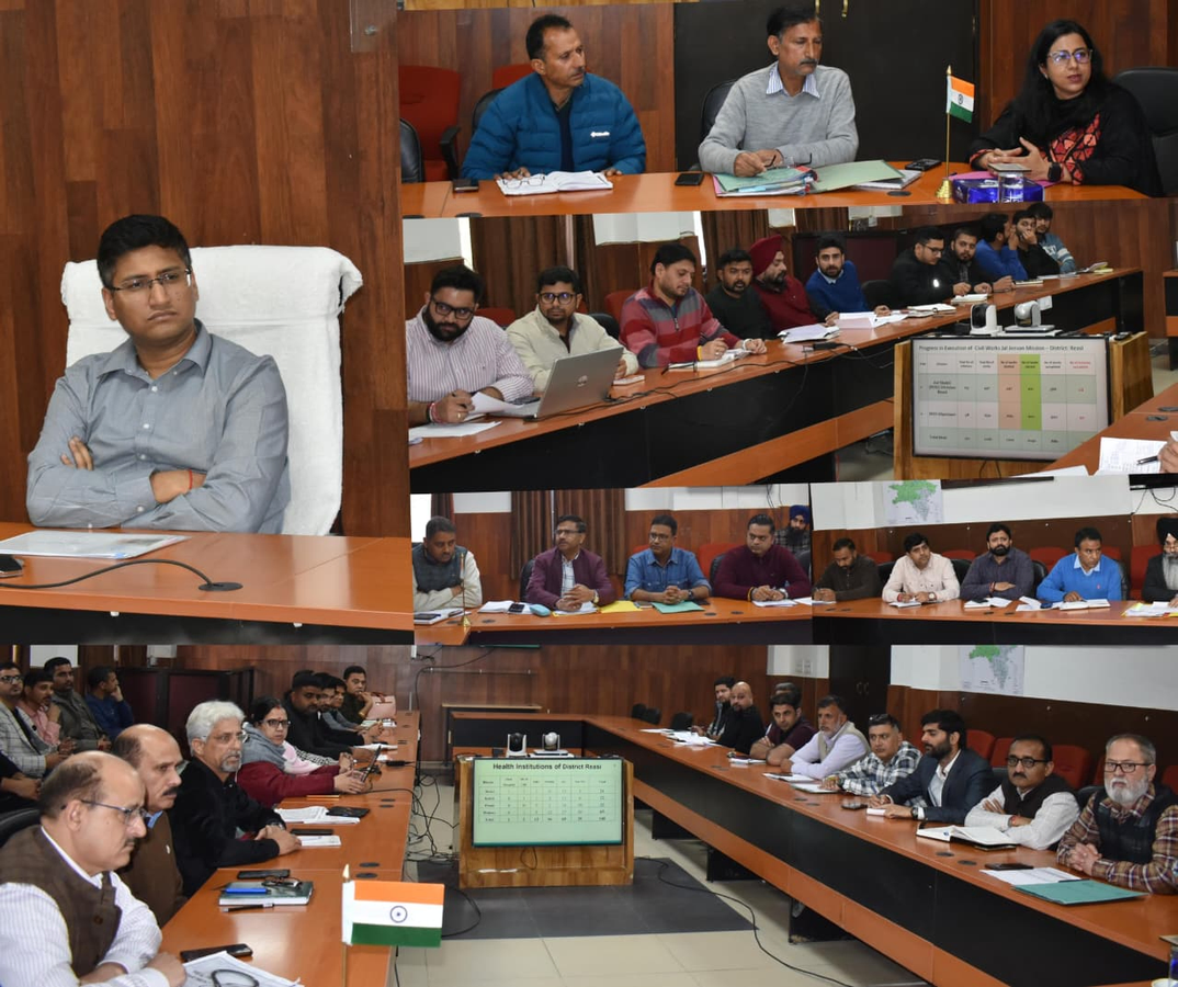 Reasi District Reviews Cooperative, Water Resources, and Health Department Performance
