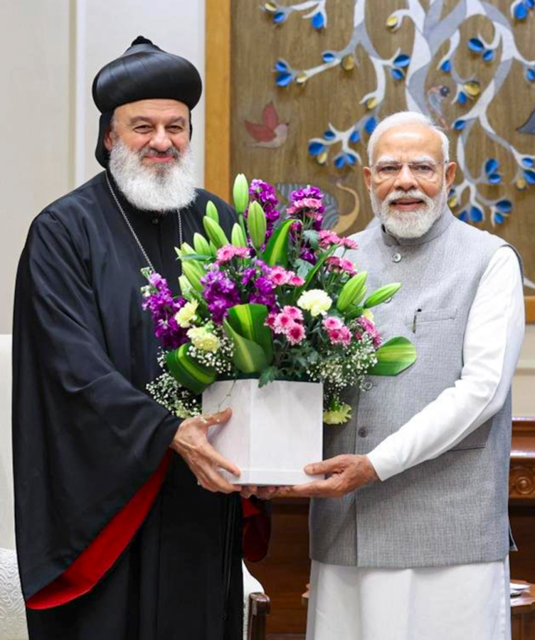 Syriac Orthodox Church Leader Discusses Issues with Modi.webp