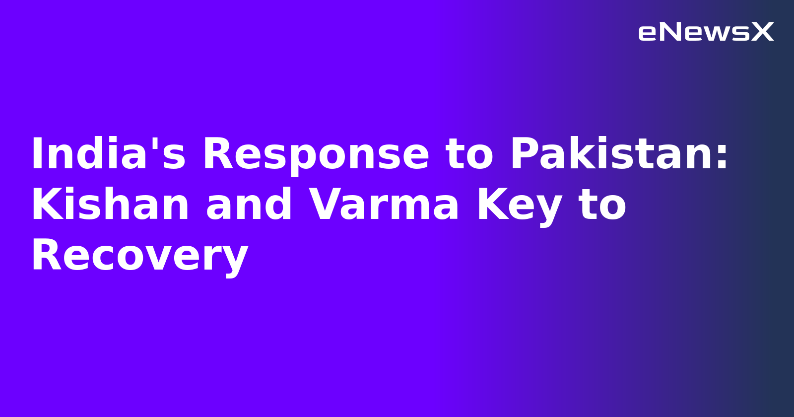 India's Response to Pakistan: Kishan and Varma Key to Recovery.webp