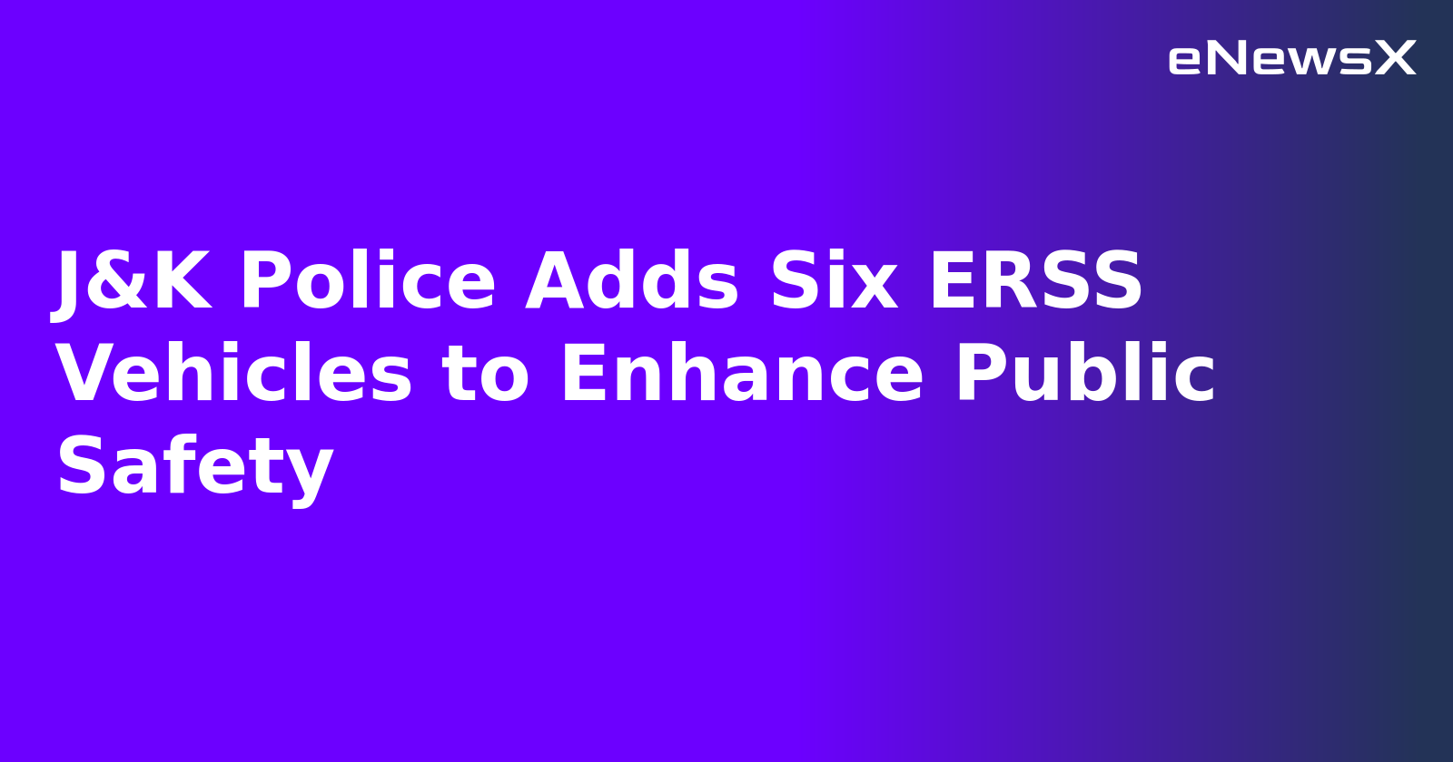 J&K Police Adds Six ERSS Vehicles to Enhance Public Safety.webp