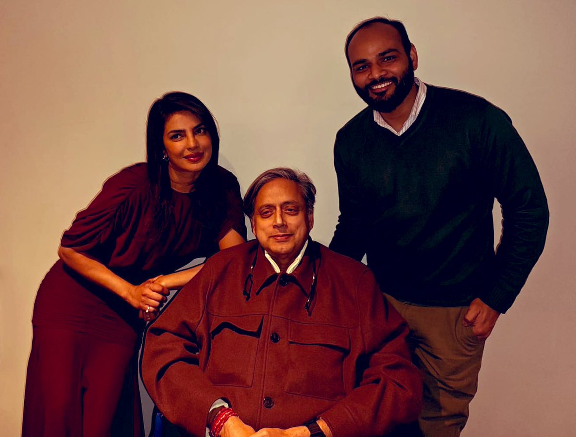 Harvard India Conference: Tharoor & Chopra Celebrate Priyanka's Achievements.webp