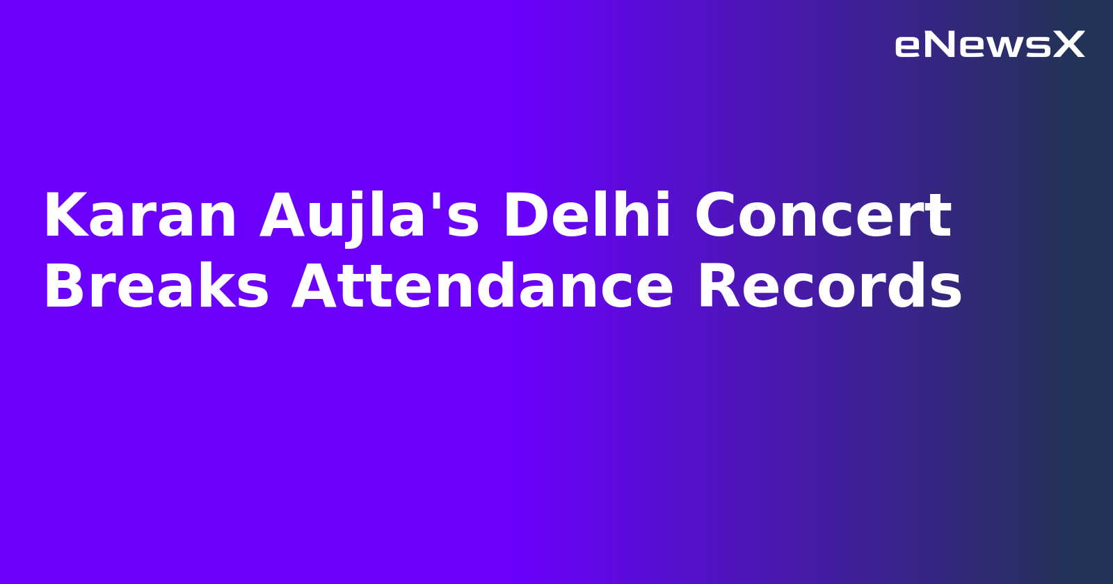 Karan Aujla's Delhi Concert Breaks Attendance Records.webp
