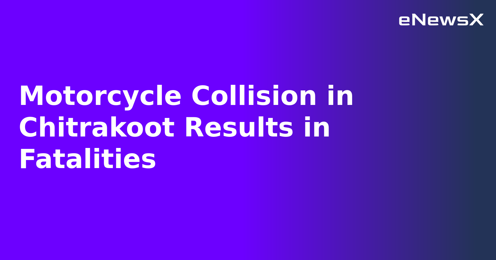 Motorcycle Collision in Chitrakoot Results in Fatalities.webp