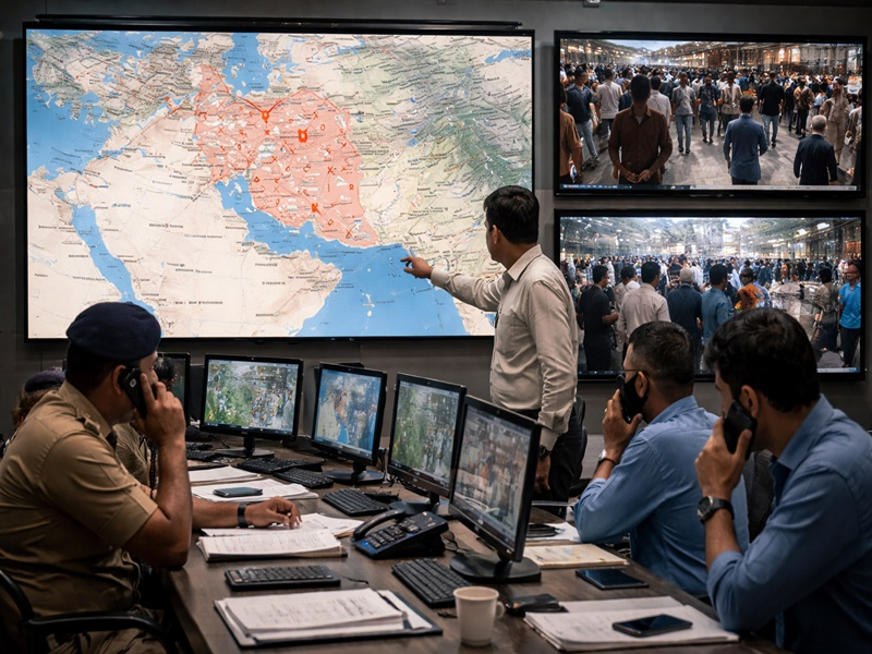 Stranded Passengers: Karnataka Government Monitors Middle East Airspace Disruptions.webp Stranded Passengers: Karnataka Government Monitors Middle East Airspace Disruptions.webp