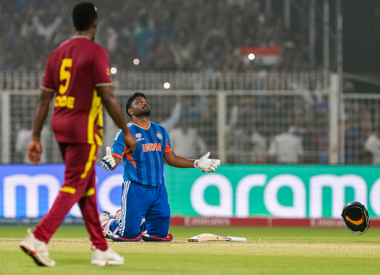 Sanju Samson Leads India to Five-Wicket Win, Sets Stage for England Clash.webp