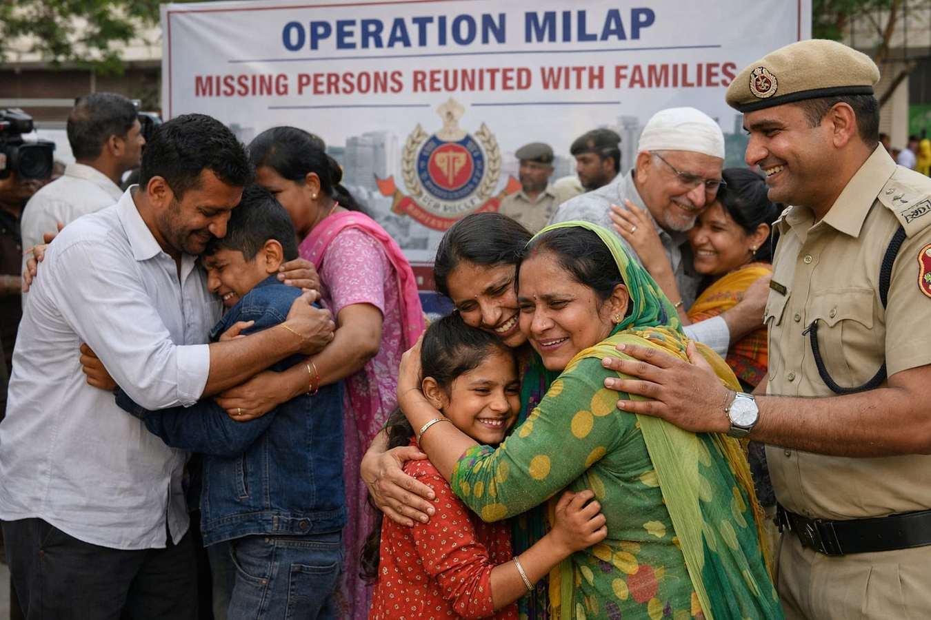 Operation Milap: South-West District Police Successfully Returns Families to 118 Missing Indi...webp